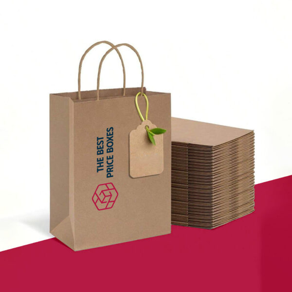 Custom Brown Paper Bags Wholesale