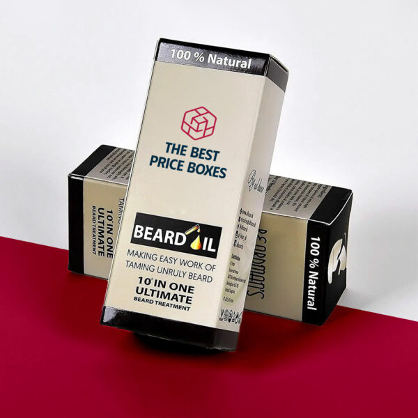 Custom Printed Beard Oil Packaging