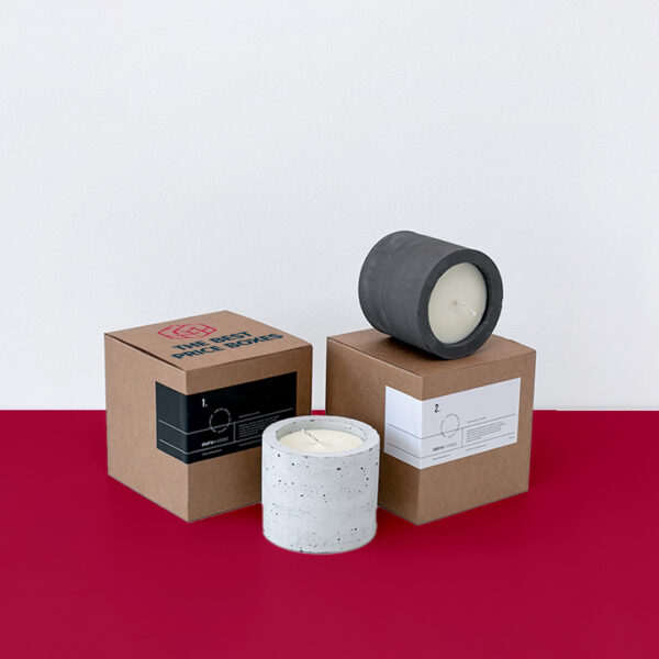 Custom Printed Kraft Candle Dust Cover
