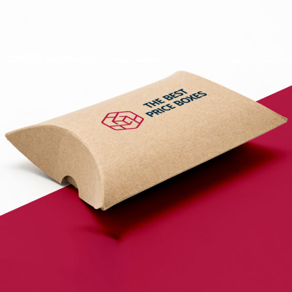 Custom Printed Kraft Pillow Boxes