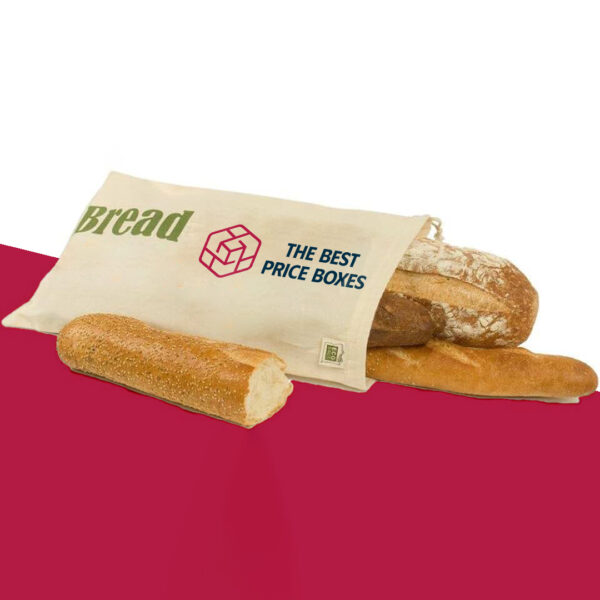 Custom Printed Reusable Bread Bags no minimum
