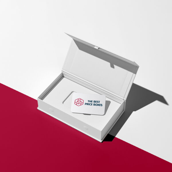 Custom Printed White Rigid Gift Boxes