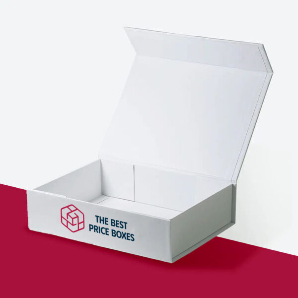 Custom White Rigid Gift Boxes