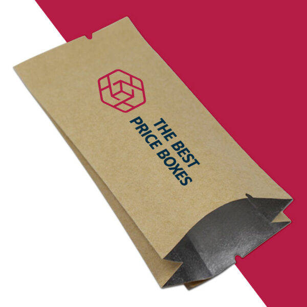 Custom printed Kraft Mylar Bags