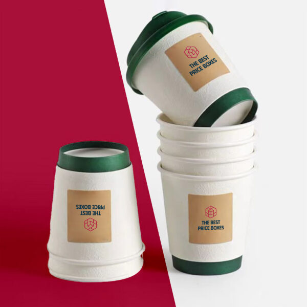 Disposable coffee Cups with Lids, 16 oz