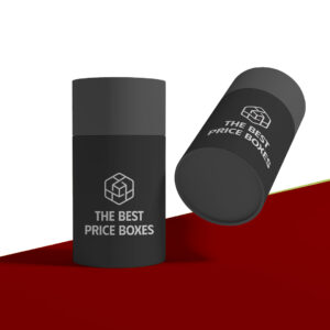 Wholesale Black CBD Cylinder Round Paper Tube Packaging