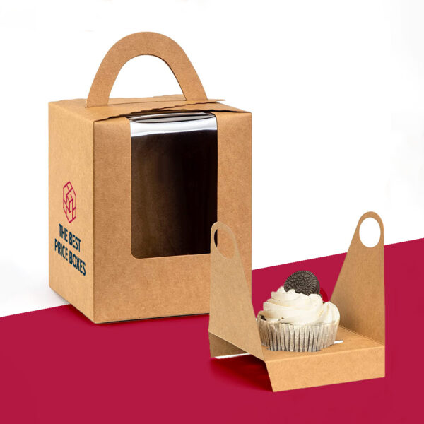 Wholesale Kraft Cupcake Boxes