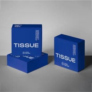 blue mailer box