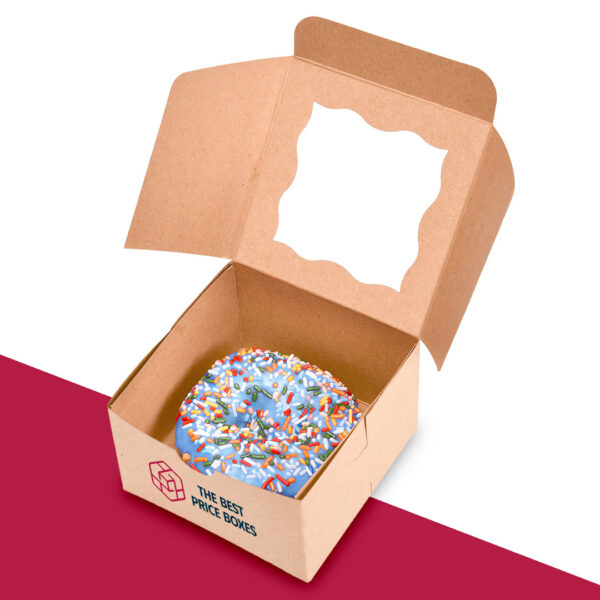 custom Kraft Donut Box packaging