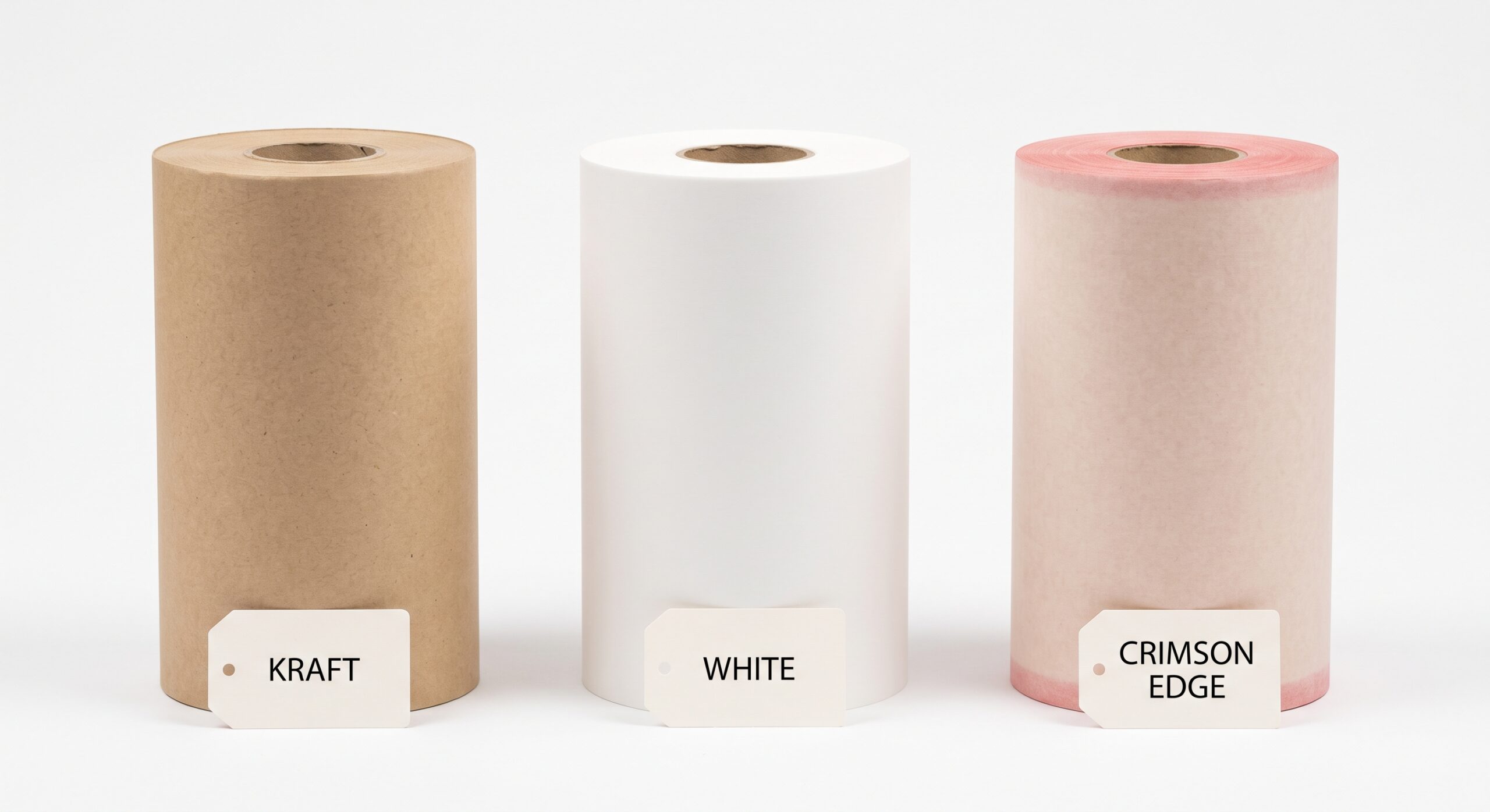 Custom butter paper roll color options, kraft and white - The Best Price Boxes
