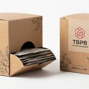 Custom kraft dispenser box