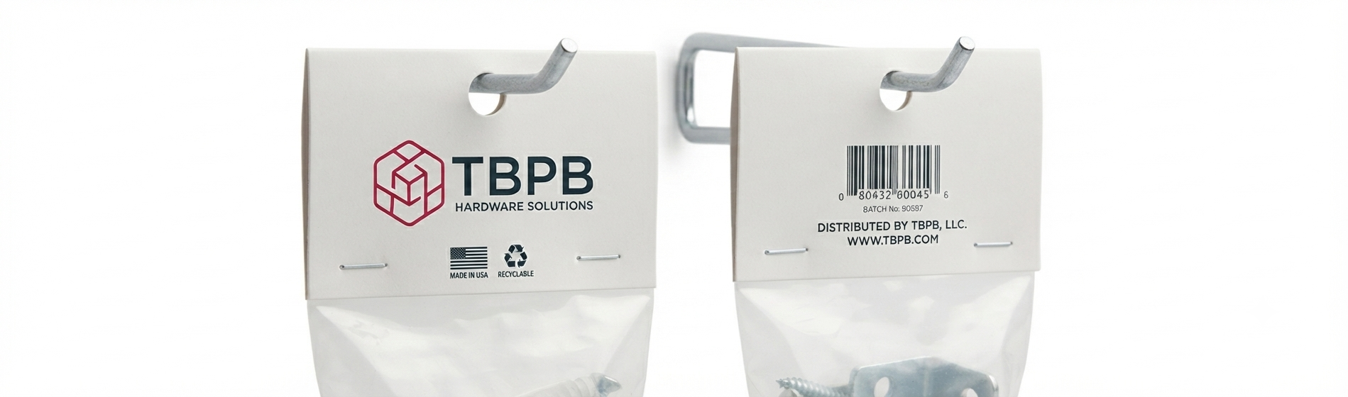 Custom printed header card packaging