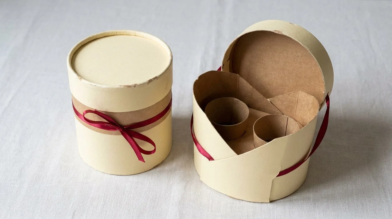 Custom Restaurant Coffee Cups, closed and open view in butter cream, bulk and wholesale with no minimum order