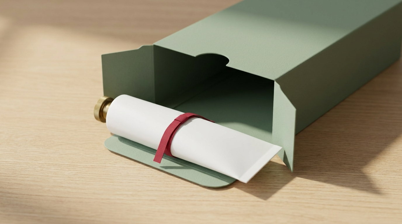A sage skin health carton open with a plain tube in front
